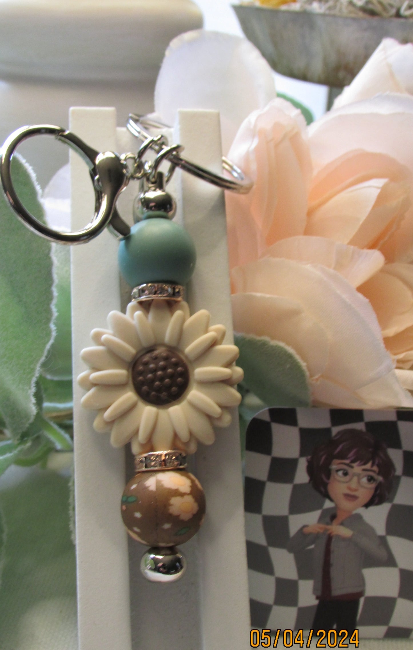 Keychain/ Western Daisy