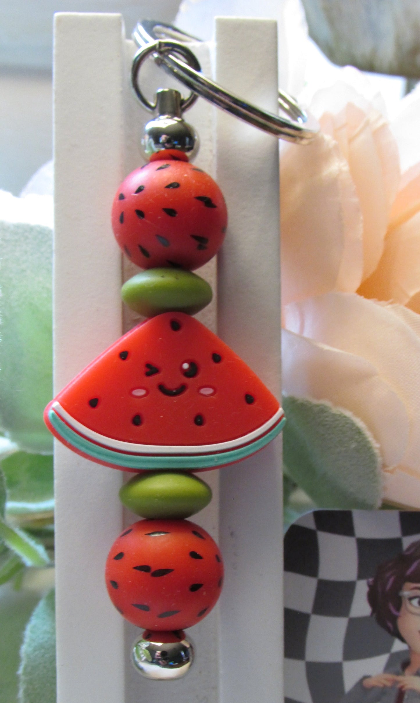 Keychain/ watermelon